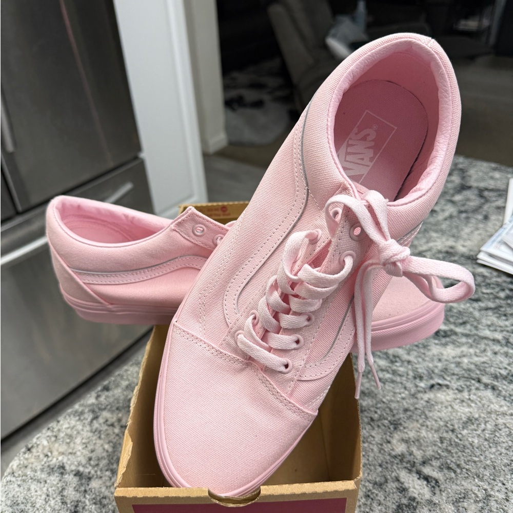 Vans Classic Old Skool Canvas Sneakers - Light Pink